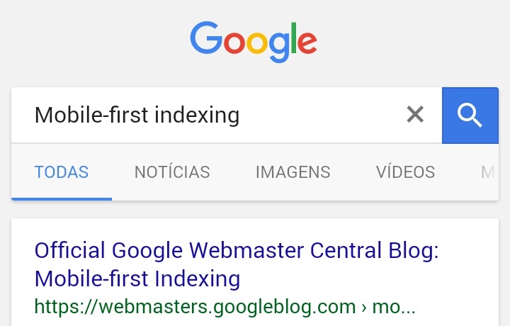 Google Mobile-First Indexing