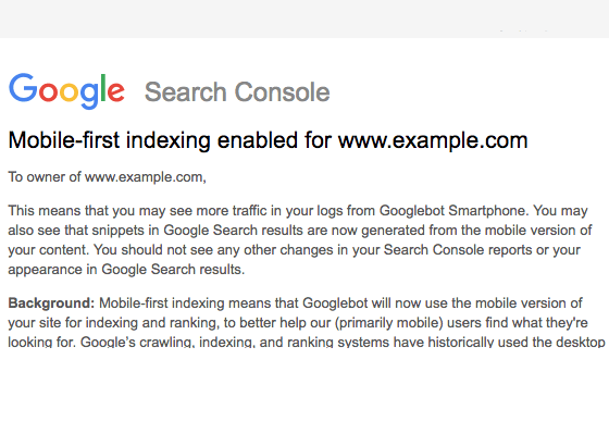 Google Mobile-First Indexing SEO